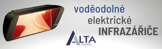Alta Trading - voděodolné elektrické infrazářiče